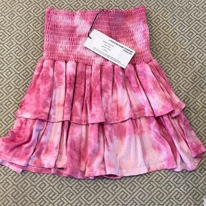 Yanak tie-dye mini skirt